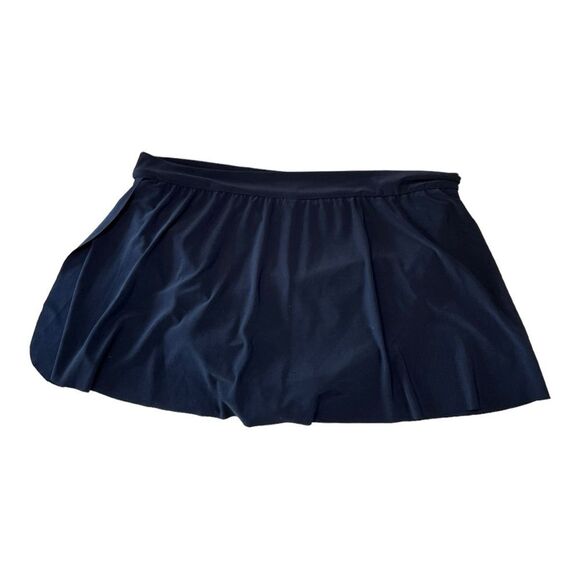 NWOT Magicsuit | Plus Size Jersey Tennis Skirt Swim Bottom Black Skort 14 - Picture 5 of 10